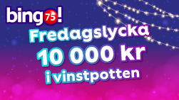 Fredagslycka - 10 000 kr i vinstpotten
