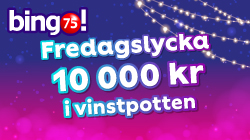 Fredagslycka - 10 000 kr i vinstpotten